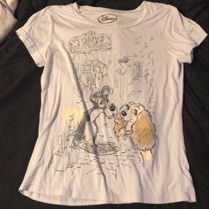 Lady And The Tramp Flowy Tee